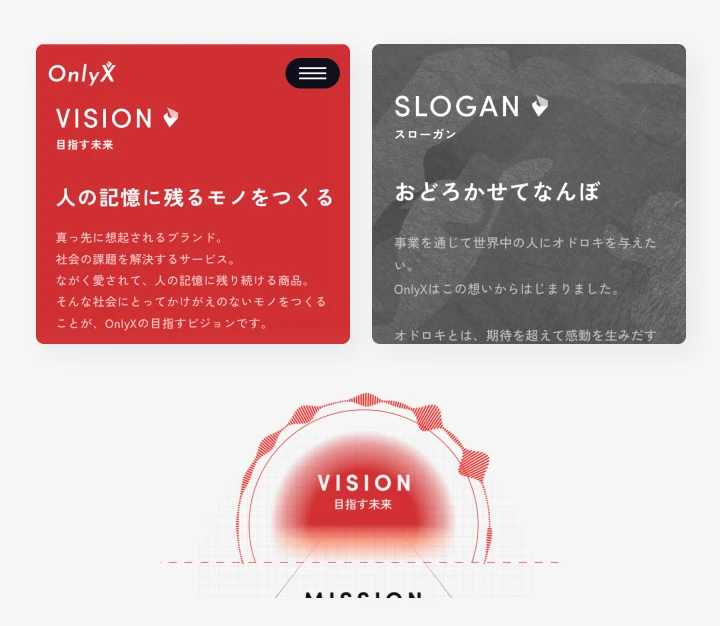 OnlyX コーポレートサイトリニューアル